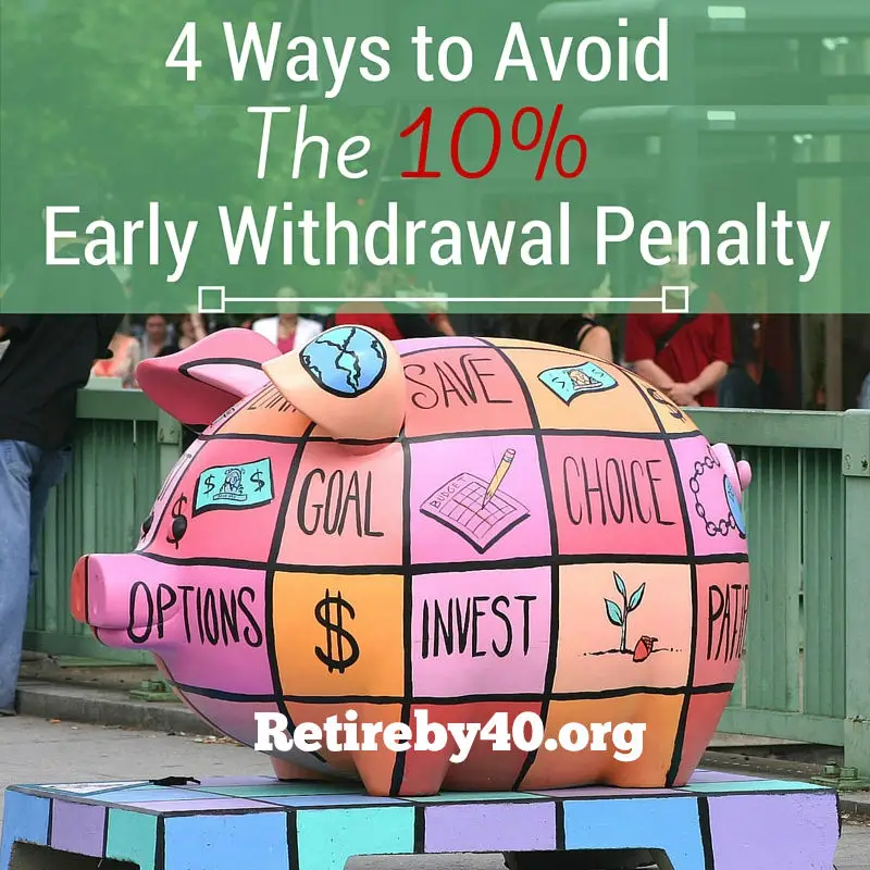 4 Ways to Avoid The 10% Early Withdrawal Penalty