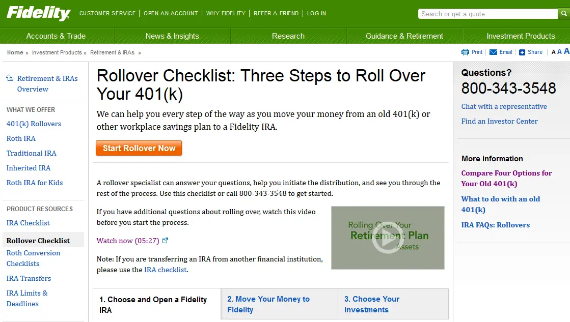 401K Rollover To Fidelity IRA: Account Fees, Cost, Offer (2021)