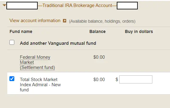 Backdoor ROTH IRA on Vanguard and Fidelity â Le Calcul Riche