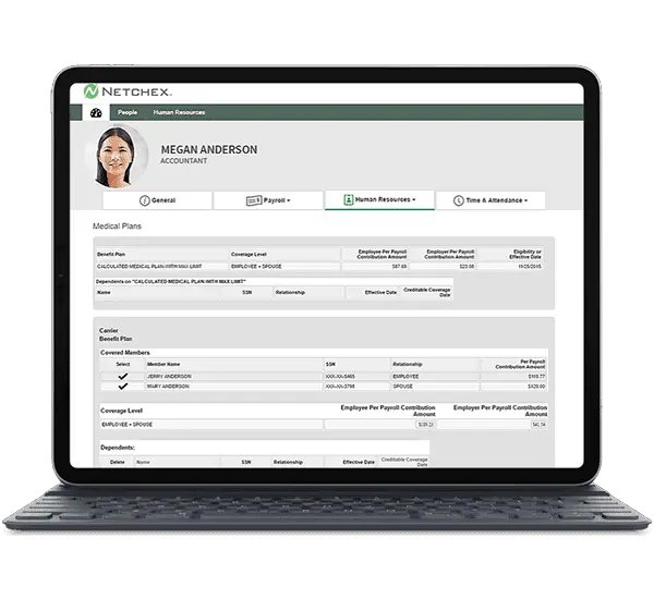 Employee Benefits Administration Software with Payroll