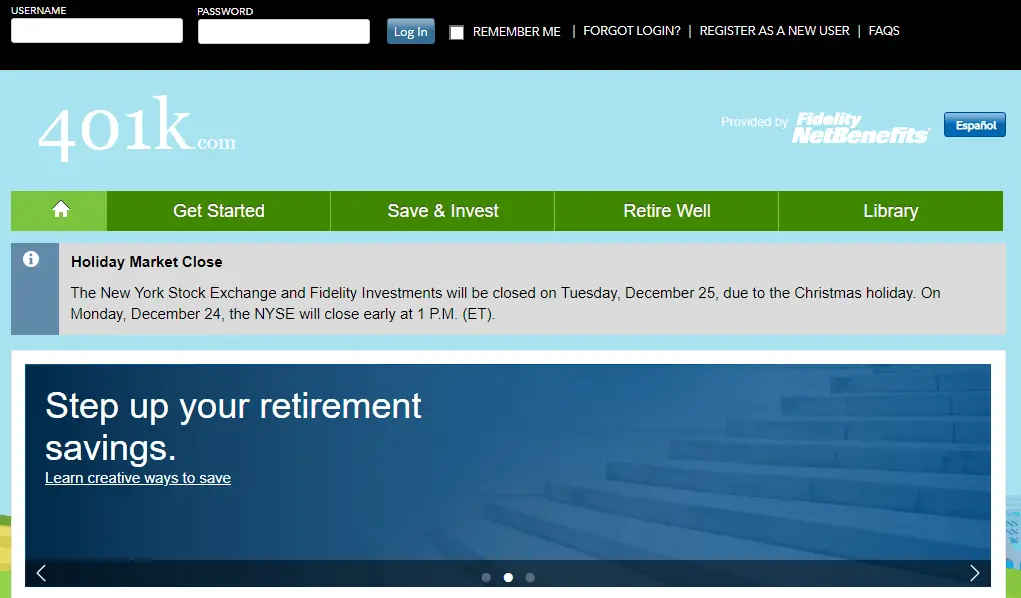 Fidelity 401k Login To Access Retirement Plans &  Services