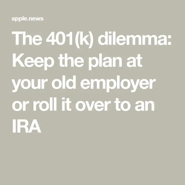 How To Retrieve 401k From Old Job