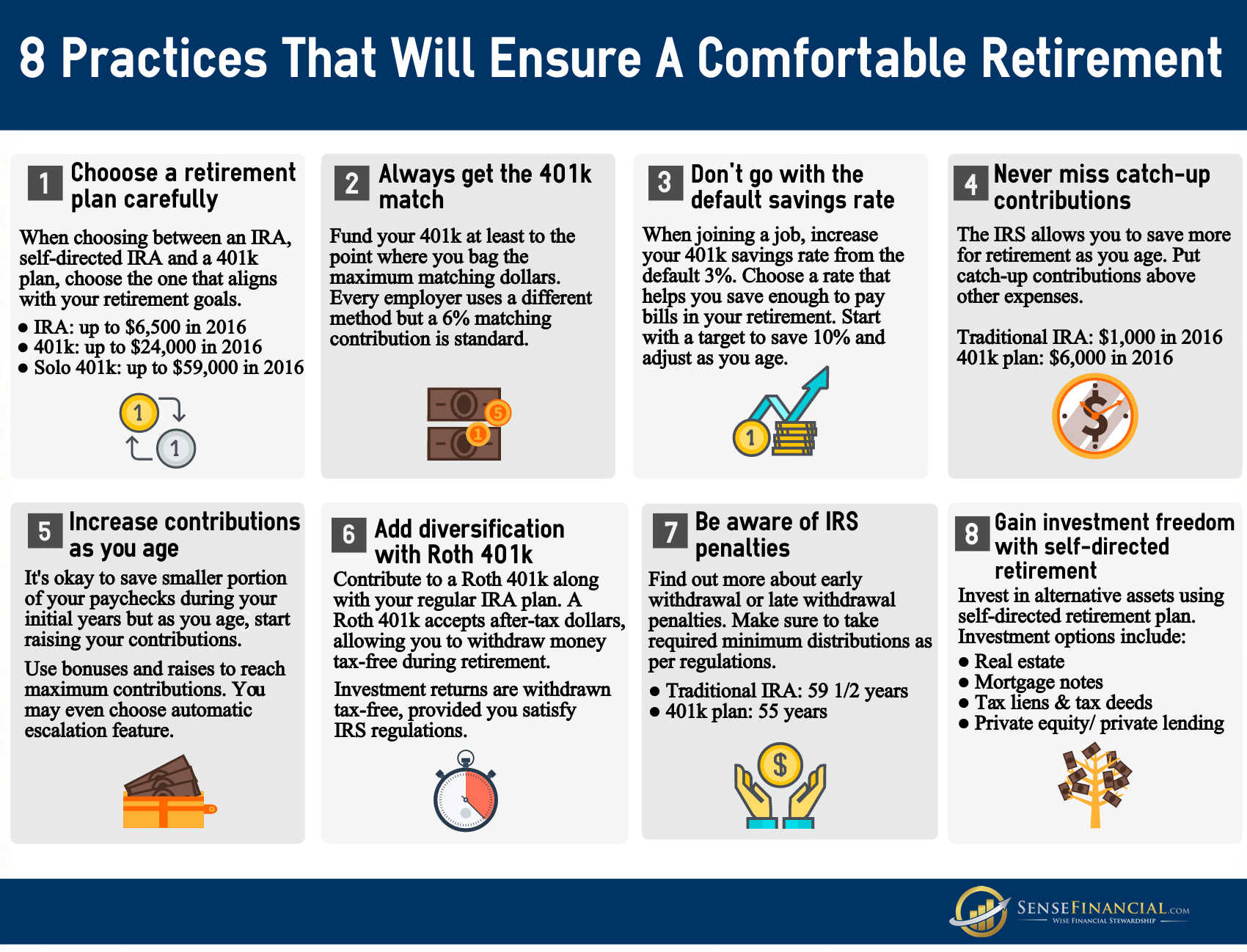 Infographic: 8 Retirement tips that will ensure a ...
