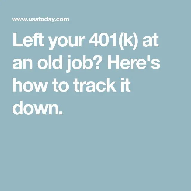 Left your 401(k) at an old job? Here