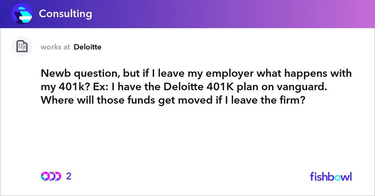 Newb question, but if I leave my employer what happens ...