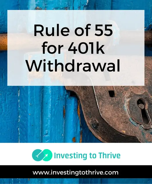 Rule of 55 for 401k Withdrawal