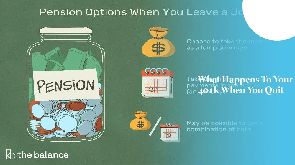 what happens to your 401k when you quit  What : The Most ...