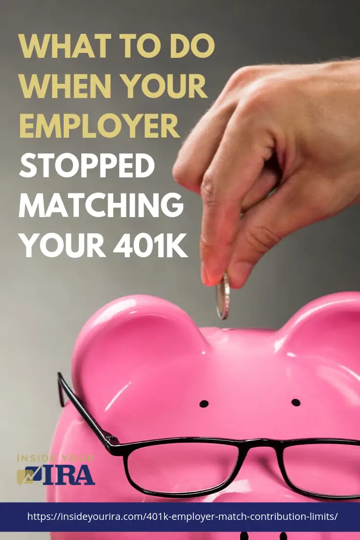 What To Do When Your Employer Stopped Matching Your 401K